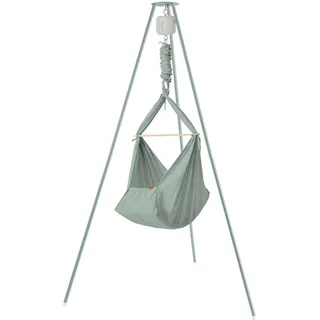 membantu Membantu, Babyhängematte, Babyhängematte Basic Set mit Ständer Sage Green