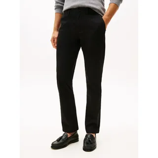 Tommy Hilfiger Denton Chinohose Straight Fit Schwarz 32 34
