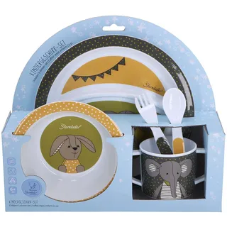 Sterntaler Kindergeschirr Set 5er Elefant Eddy & Hase Happy