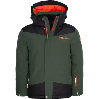 TROLLKIDS Ski-/ Snowboardjacke Norefjell in Khaki - 98