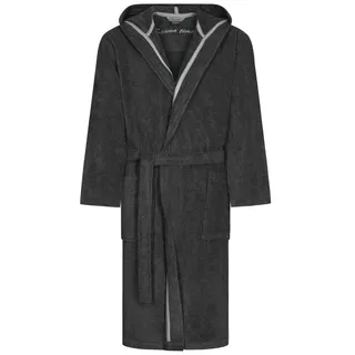 CAWÖ Bademäntel Herren Kapuze Sauna Time 833 basalt - 77 - L