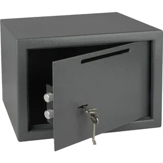 B2B Partner FELGNER Tresor mit mechanischem Schloss | Grau