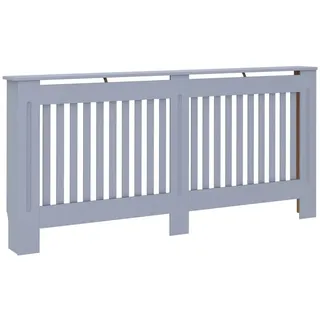 vidaXL Heizkörperverkleidung Anthrazit 172x19x81,5 cm MDF