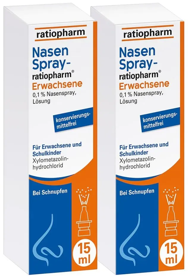 NasenSpray-ratiopharm Erwachsene 15 ml Doppelpack