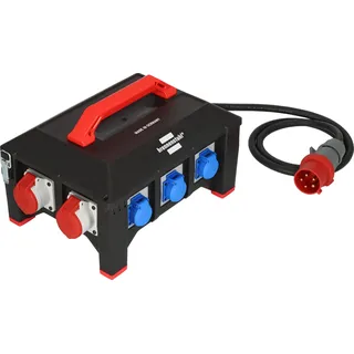 Brennenstuhl Professional Gummi-Stromverteiler BSV 5 2m H07RN-F 5G6,0 1xCEE32A+2x16A, 6x230V