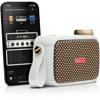 Positive Grid Spark GO 5W Ultra Portable Smart Guitar Amplifier, Headphone Amplifier and Bluetooth Speaker with Smart App for Electric Guitar, Acoustic Guitar or Bass - Pearl