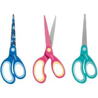 Herlitz Bastelschere spitz 17 cm, sortiert