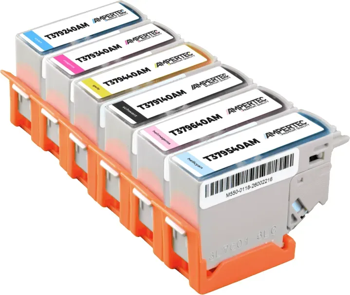 6 kompatible Tinten ersetzt Epson C13T379840 378XL Multipack KCMY LC LM