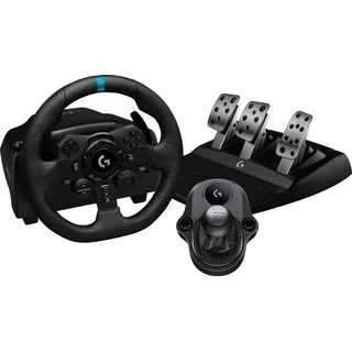 Logitech G923 Lenkrad mit Pedalen + Schalthebel PC / PS5 / PS4
