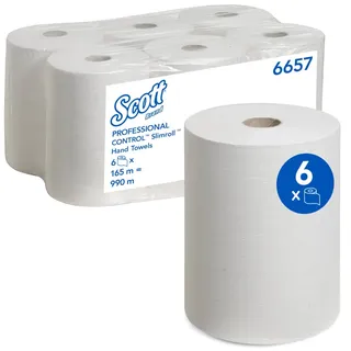 Scott Handtuchrolle Slimroll 20 cm x 165 m 6 Stück