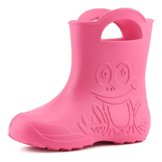 Ladeheid Eva Kinder Gummistiefel für Jungen Mädchen Regenschuhe Bequeme und wasserdichte Regenstiefel Kinder LA-CA-01