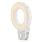 LED-Ringleuchte ToGo Clip-On-Ringlicht fürs Handy, 3 Modi