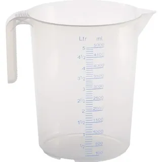 Hünersdorff Messkanne 5000 ml PP transp.D203xH257mm Griff offen