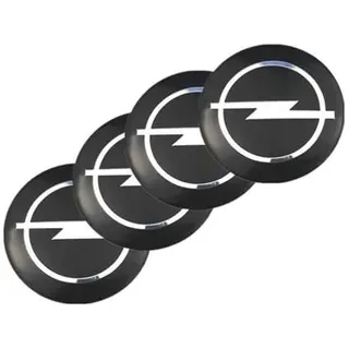 SHUNYIA 4 Stück Radnabenabdeckung Logo für Opel Vauxhall Omega B V94 21, 22, 23 Estate 1994-2003,Radkappen Nabenkappen Radnabendeckel Rad Aufkleber Nabendeckel,65