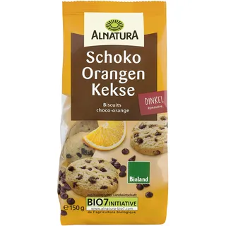 Alnatura Bio Schoko Orangen Kekse, 150g