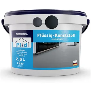 Plid Flüssigkunststoff Innen & Außen, Anthrazitgrau 2,5L für ca. 25m2