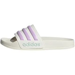 Adidas Adilette Shower Slides RUTSCHEN, Off White/Bliss Lilac/Halo Mint, 29 EU