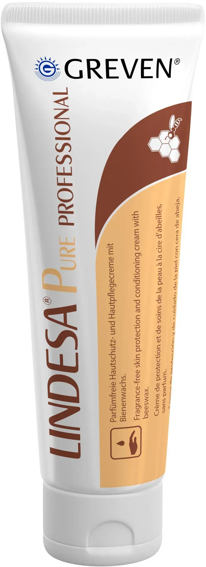 Lindesa Pure Professional Hautschutz- und Pflegecreme Typ O/W 100 ml Tube