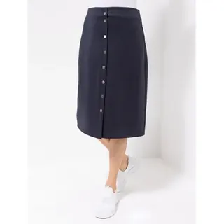 KIM & CO. Rock Scuba Leder Optik Knopfleiste knieumspielend