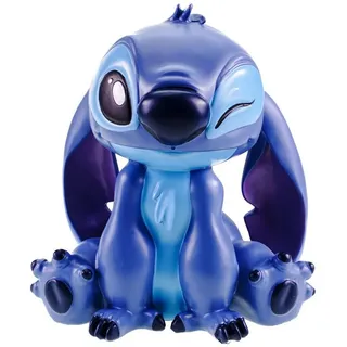 Christmas Inspirations Gartenfigur Stitch - Disney's frecher Lilo & Stitch Alien zum Verlieben Sitzend - mit Ohren unten (20 cm) - Mehrfarbige Deko-Figur aus Polyresin - Offiziell lizenziert!