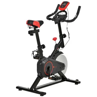 Homcom Fitnessfahrrad schwarz/rot