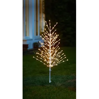 NORTHPOINT LED Baum Lichtbaum Weiß für Weihnachten | 200 warmweiße LEDs | 120cm hoch