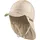 Schirmmütze mit Nackenschutz uni in beige beige
