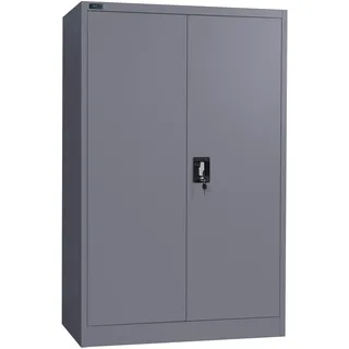Makika Aktenschrank / Büroschrank abschließbar 40x90x140cm in Anthrazit