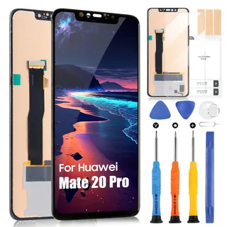 ARSSLY LCD Bildschirm für Huawei Mate 20 PRO LCD Display für Huawei Mate20 PRO LYA-L09 LYA-L29 Touchscreen Digitazer Full Assembly mit Reparatur Kit (ohne Fingerprint Unlocking, Incell, Schwarz)