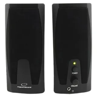 Perfect Choice Esperanza EP110, 2-Wege, Kabelgebunden, 6 W, Schwarz
