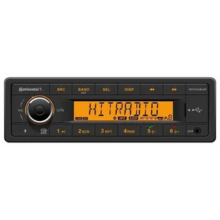 Continental TR7412UB-OR MP3-Autoradio mit Bluetooth USB AUX-IN