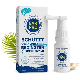 EARPRO - WATERPROOF YOUR EARS Ear Pro - Präventives und wasserabweisendes Ohrenspray für Kinder Erwachsene