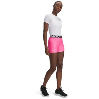 Under Armour Heatgear Authentics Shorty Damen 695 - aero Pink White XS