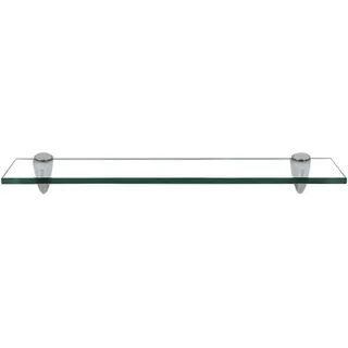 Swanew - Glasregal Glasboden Wandregal Badregal Ablage Regal Klarglas 50x10cm 8cm