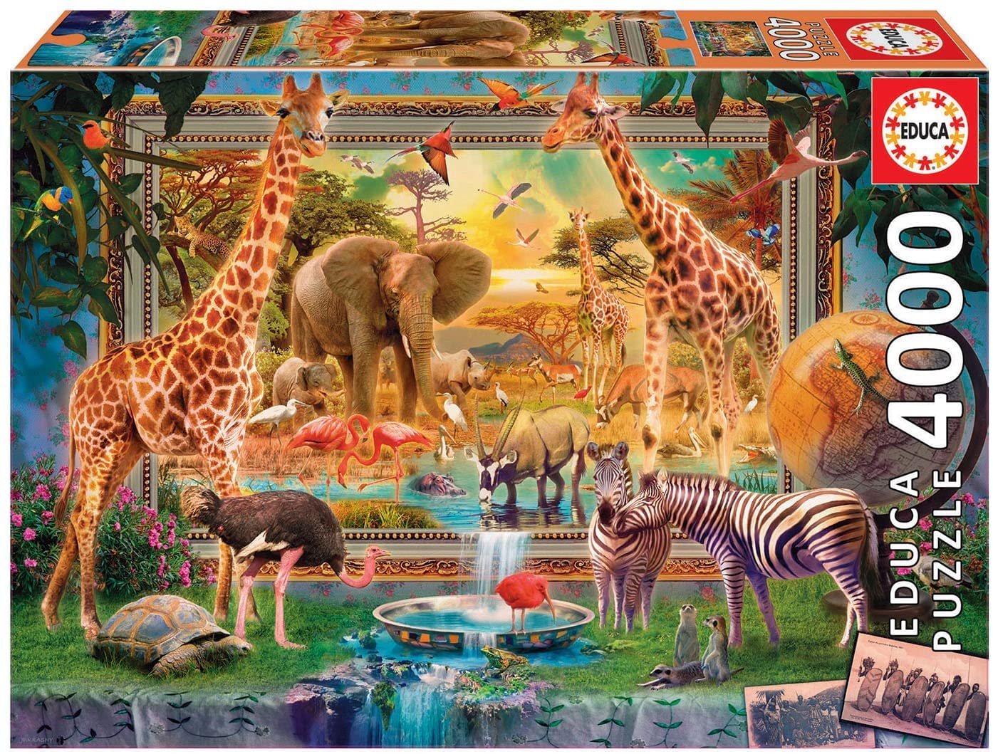 Educa Die Savanne erwacht 4000 Teile Puzzle (4000 -Teile)
