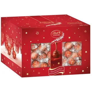 LINDT Schokolade, Lindt Lindor Kugeln Milch Weihnachten Schokolade Packung 475g