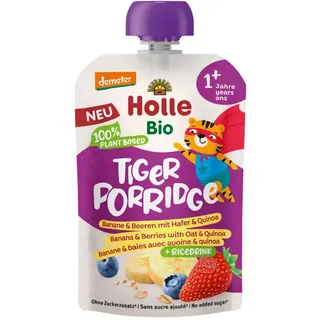 Holle Tiger Porridge - Banane & Beeren mit Hafer & Quinoa bio