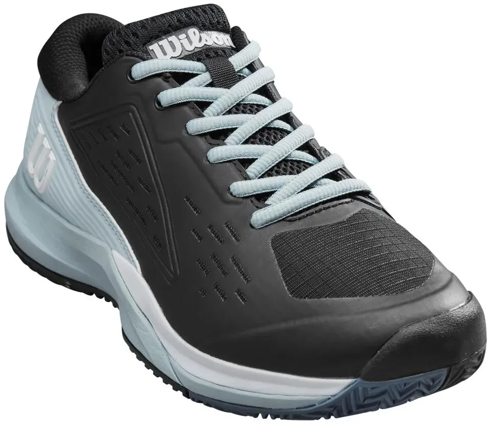 Wilson Tennisschuhe Rush Pro Ace Clay/Sandplatz (2E/weit) schwarz Damen