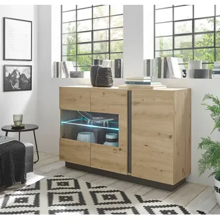 Home affaire Sideboard CLAiR Sideboard 51, Breite 138 cm braun