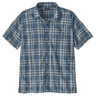 Patagonia A/C Kurzarmhemd - XL - Bloom: Still Blue