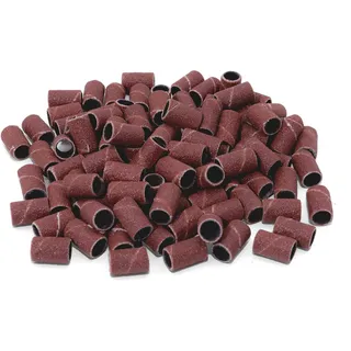 Aba Group Schleifkappen Set - Robust Nagelfräser Aufsätze - Bits für Nagelfräser - Schleifhülsen Nagelfräse - Nagelfräser Bit Gradation 180 - Schleifkappen Nagelfräser 100 Stück