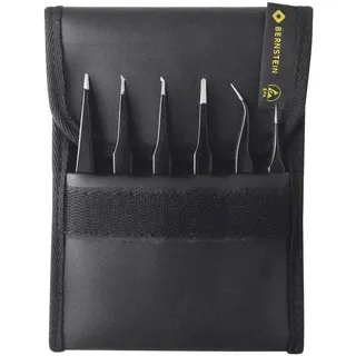 BERNSTEIN TOOLS FOR ELECTRONICS Pinzette ESD-Pinzetten-Set für die SMD-Technik 6tlg 5-060