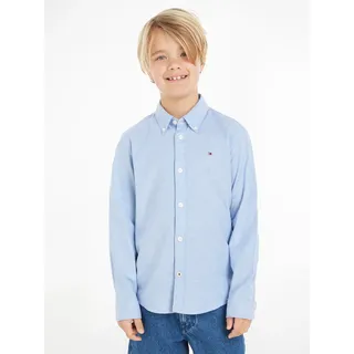 Tommy Hilfiger Kids Oxford Langarmhemd Calm Blue 16 Jahre