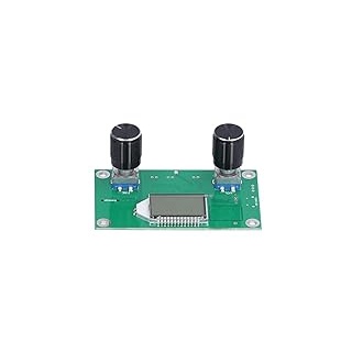 Walfront Digitales Radio-Empfangsmodul FM-Radio Drahtloses Empfangsmodul Digitaler Audiosender Stereo mit LCD-Display 50Hz-18KHz