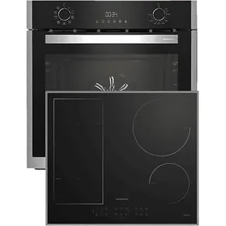 Grundig GESM19320BMPF Einbau-Backofen-Set