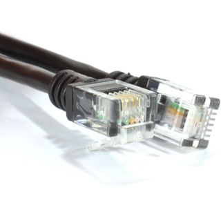 ADSL 2 + Hoch Geschwindigkeit Breitband Modem Kabel RJ11 Zum RJ11 15 m Schwarz [15 Meter/15m]