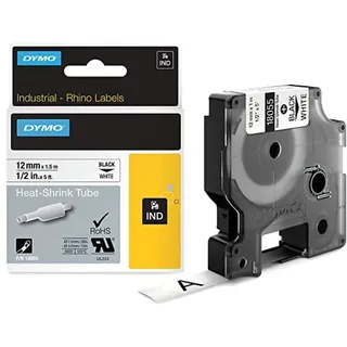 Dymo Rhino Heißschrumpfschlauch schwarz/gelb