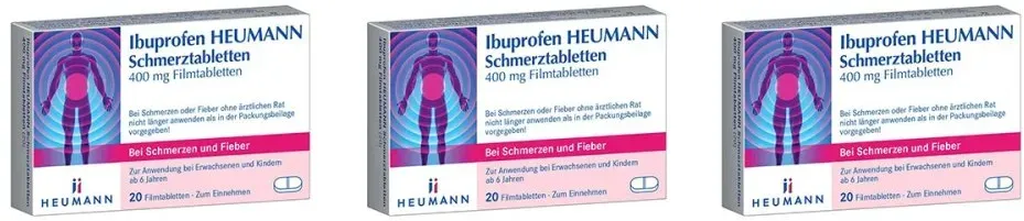 Ibuprofen Heumann Schmerztabletten 400 mg