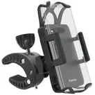 Hama 00201514 Fahrrad-Handyhalterung Strong, 360 Grad drehbar, univers. für Smartphones