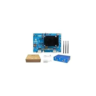 WayPonDEV Banana Pi OpenWrt One Router Board, Wireless Dual Band Netzwerk Router, 802.11ax ac WiFi 6 Gigabit Ethernet Router, Integriert 1x 2.5GbE WAN RJ45, Unterstützung AP, WPA,WPA2,WPA3